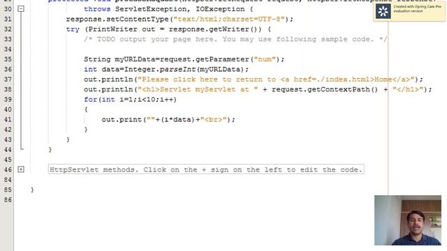 How to pass value to Servlet through URL смотреть онлайн