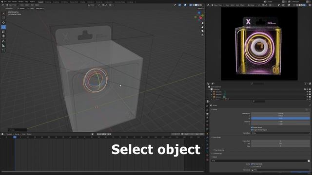 NFT Box template for Blender (.blend file + tutorial) смотреть онлайн