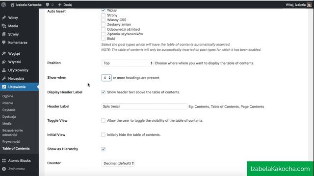 Wtyczka Easy Table of Contents WordPress смотреть онлайн