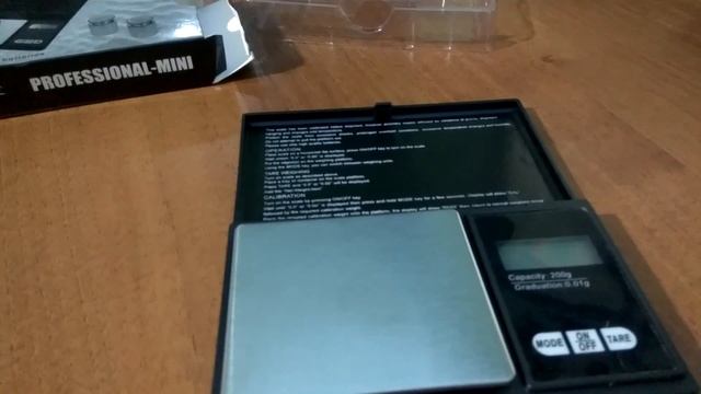 Весы HF-08B 200г с точностью 0,01г с сайта Gearbest. смотреть онлайн