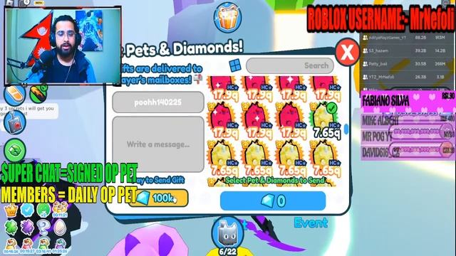 ?LIVE- SIGNING UR PET | Pet Simulator X KAWAII PET | NEW HARDCORE 9q+ PET MAILBOX GIVEAWAY #PetSimX смотреть онлайн