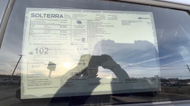 2023 Subaru Solterra Limited walkaround and horn смотреть онлайн