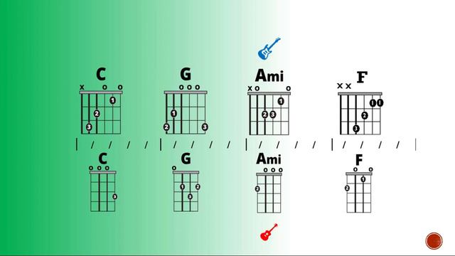 Move Along Play Along Guitar/Ukulele -3 Half Steps Chords: C, G, F, Am, Em смотреть онлайн