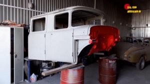 Зил 130 №10 (установка кабины на раму)