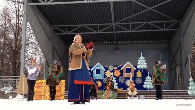 Народное гуляние "Прощай масленица". ПКиО г. Кировск ЛО. 26.02.2017. смотреть онлайн