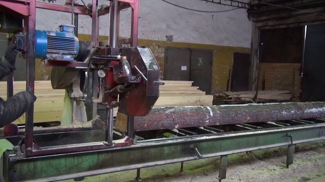 Пилорама ОЛГ550-01в работе смотреть онлайн