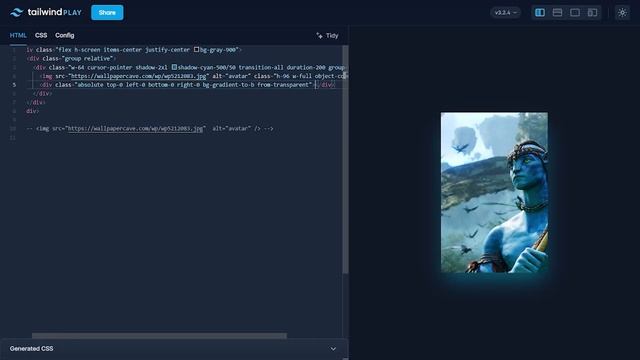 How to create Card animated Hover Effect in Html - Tailwind Css 2022 смотреть онлайн