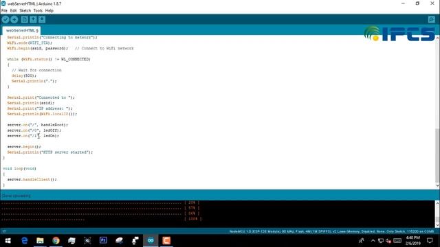 Controlling Node MCU with custom made HTML page смотреть онлайн