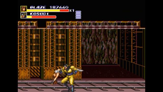 Sega Mega Drive 2 (Smd) 16-bit Streets of Rage 3  (Bare Knuckle 3) Stage 4
