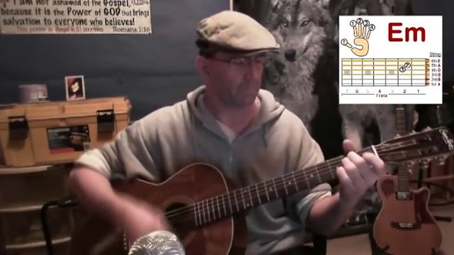 Who'll stop the rain - CCR cover with chords - S&P Woodland Pro folk смотреть онлайн