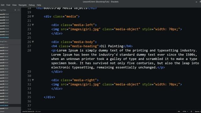 Web Malayalam 41 Bootstrap Media Objects смотреть онлайн