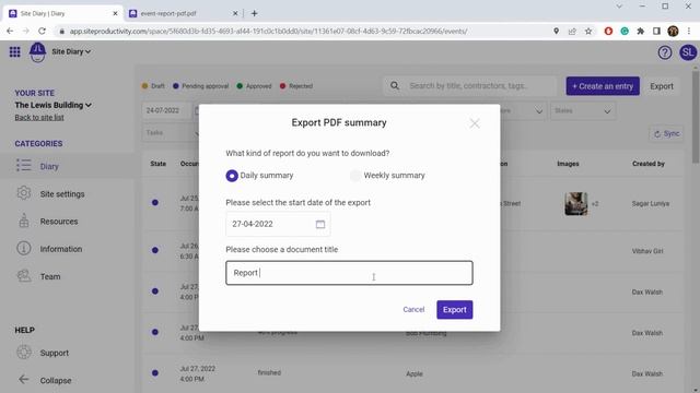 Export report in PDF, Excel and CSV file (Daily report, weekly report or monthly report) смотреть онлайн