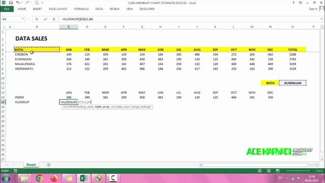 CARA MEMBUAT GRAFIK INTERAKTIF DI EXCEL | DYNAMIC CHART смотреть онлайн