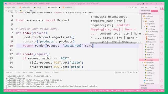 #2 Get and Delete data in Django | Django Crud смотреть онлайн