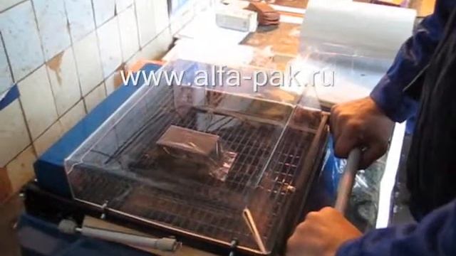 Упаковка визиток на термоупаковочной машине АП ТПЦ 200М Альфапак смотреть онлайн