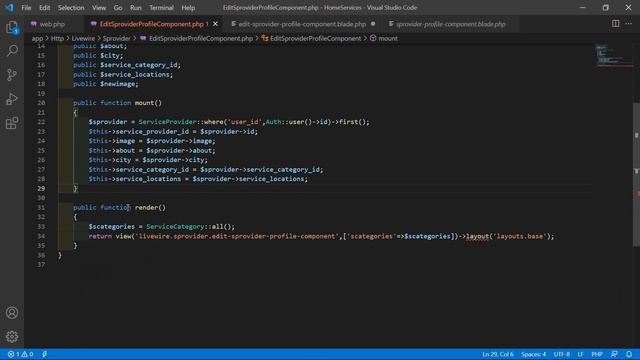 Laravel 8 Project Home Services - Update Service Provider's Profile смотреть онлайн