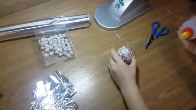 елочная игрушка из фольги смотреть онлайн