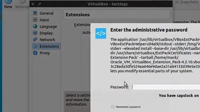 ERROR IN VIRTUALBOX EXTENSION PACK смотреть онлайн