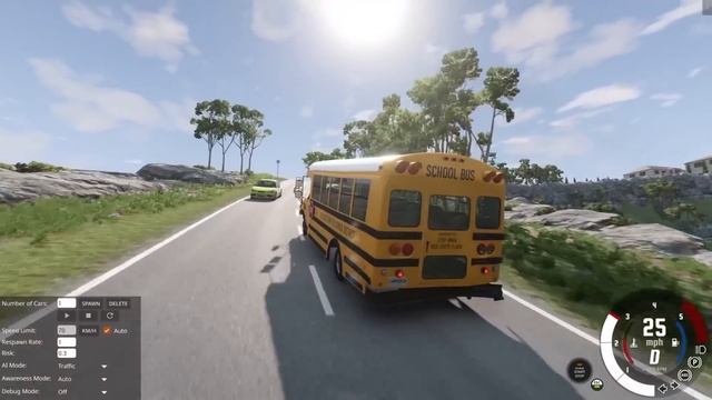 POLICE CHASE with a NEW School Bus Mod in BeamNG Drive Mods! смотреть онлайн