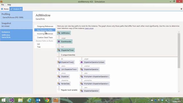 Analyzing an Instance - dotMemory Video Tutorial смотреть онлайн
