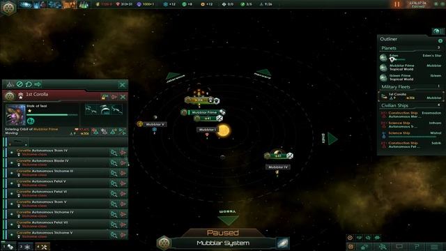 Stellaris Plantoids Campaign Walkthrough - Episode 7 War is Upon Us смотреть онлайн