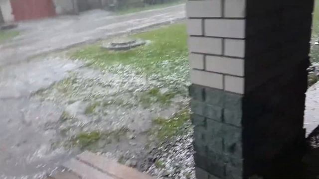 Град в Барнауле 30 мая 2017. Спутник.