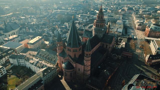 Mainz, Germany ?? - By Drone [4K]