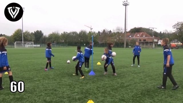100 Football Training Ideas | Soccer Exercises | U9 U10 U11 U12 U13 U14 | Thomas Vlaminck смотреть онлайн