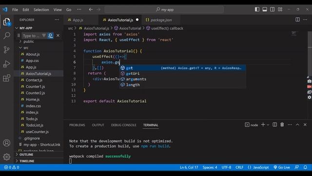Axios in React Js | Axios Get Request in React JS | How to Call Get Api in React with Axios #2023 смотреть онлайн