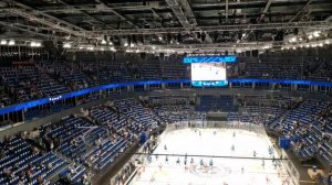 Вид с крайних мест второго яруса сектора Н на Сибирь-Арене