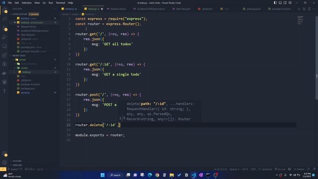 How to Build MERN Stack Todo App (MongoDB, Express, React, Node.js) #2 - Express Router смотреть онлайн