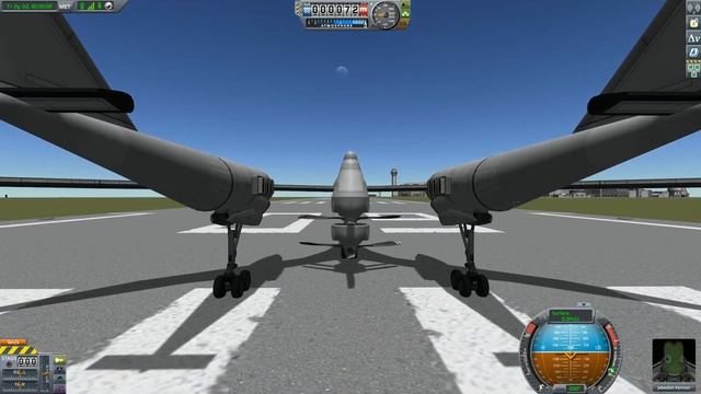 Kerbal Space Program - VTOL pusher prop tutorial смотреть онлайн