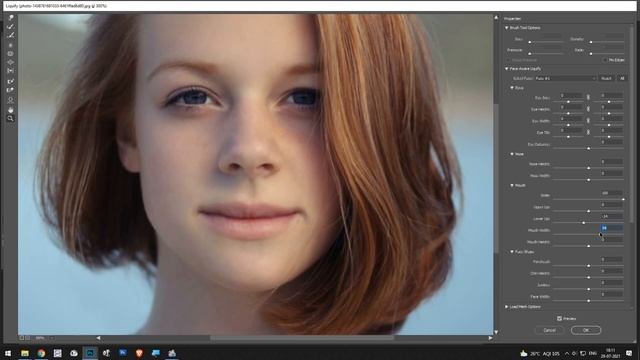 Smile Filter using Photoshop CC смотреть онлайн