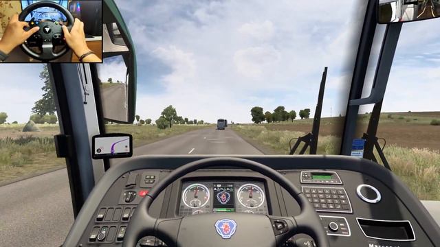 Paradiso G7 1200 Bus Mod | Thrustmaster TMX | Euro Truck Simulator2 v1.48 Steering Wheel Gameplay смотреть онлайн
