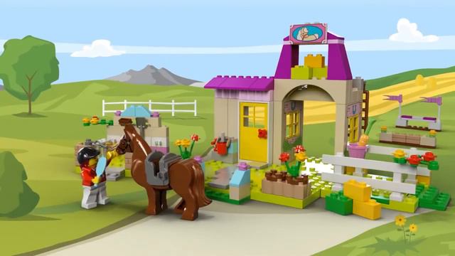 Lego Juniors 10674 Лего Джуниорс Пони на ферме смотреть онлайн