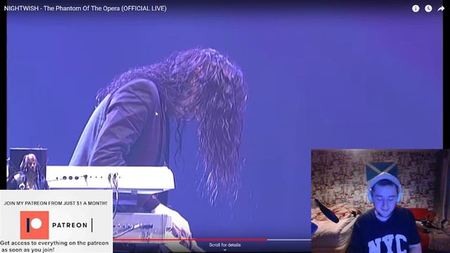 NIGHTWISH - The Phantom Of The Opera (Live) - Reaction - British Guy Watches For 1ST Time! - WOW! смотреть онлайн