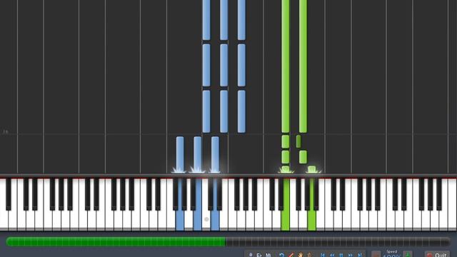 Give Me Wings (翼をください) Tsubasa wo Kudasai [Easy Piano] (Synthesia) смотреть онлайн