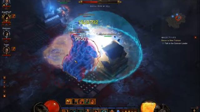 Diablo 3 uber bosses carry MP10 Gom and Rakanoth смотреть онлайн