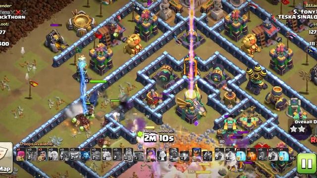 COC TESKI: the biggest unlucky attack with yetti.. смотреть онлайн