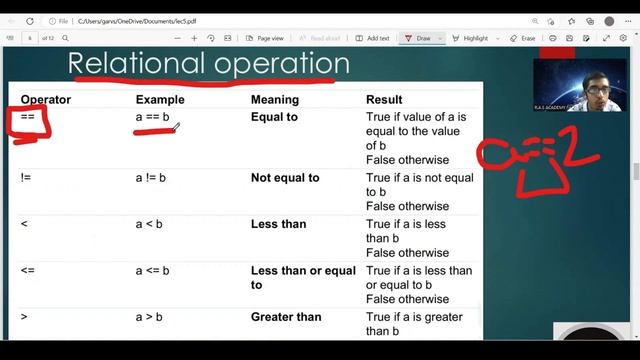 OPERATOR IN PYTHON WITH NOTES смотреть онлайн
