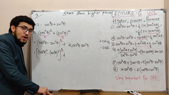 6.lecture-6.OPT math class10-Multiple angle- HIGHER POWER FORMAT- CREATIVE EXERCISE( watch in 1080p смотреть онлайн