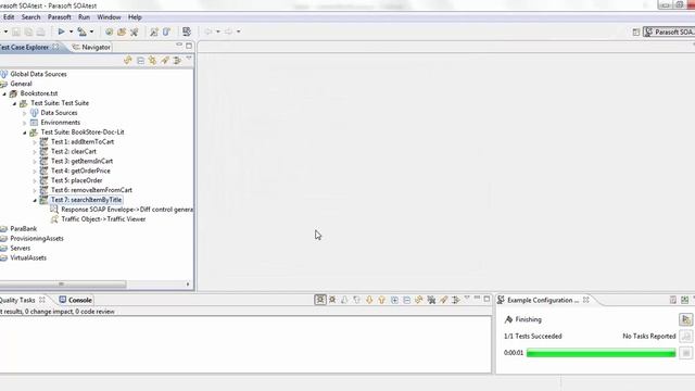 Parasoft SOATest - Validating response with regression control смотреть онлайн