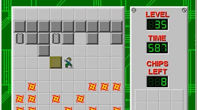 Chip's Challenge 1 level 35 solution - 576 seconds смотреть онлайн
