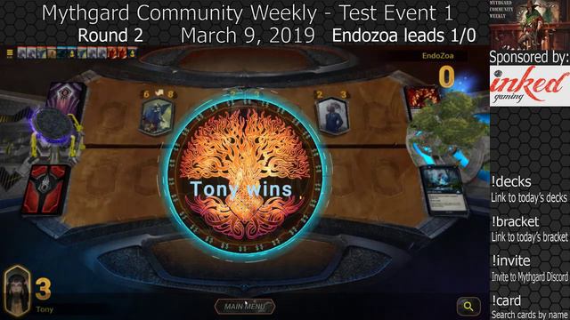 Mythgard Weekly Open Test Tournament смотреть онлайн