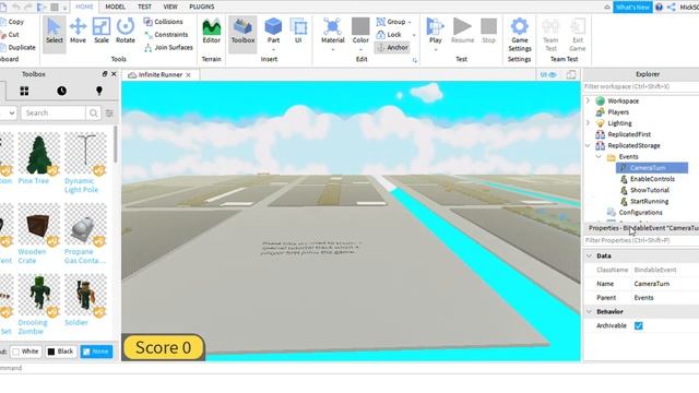 Roblox Studio ( Infinite Runner Template ) смотреть онлайн