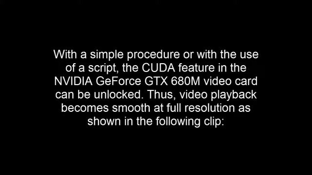 BOXX G1840 Laptop with NVIDIA GeForce GTX 680M 4GB_Unlocking CUDA смотреть онлайн