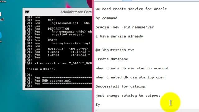 How to Create Database Oracle, Net Configuration, Net Manager and sql Developer. смотреть онлайн