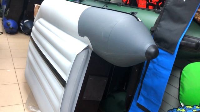 Легкая НДНД лодка с плоским дном - ТАЙМЕНЬ 2800 с надувным дном низкого давления. смотреть онлайн