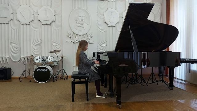Дмитриева Евгения. г.Смоленск. Бах Инвенция до минор.Лядов Багатель смотреть онлайн