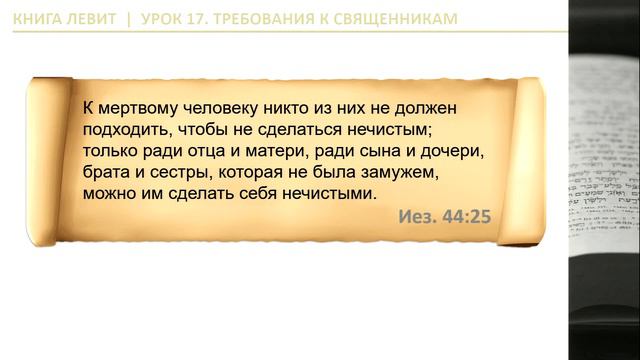 Понимание ВЗ 47. Левит. Требования к священникам смотреть онлайн